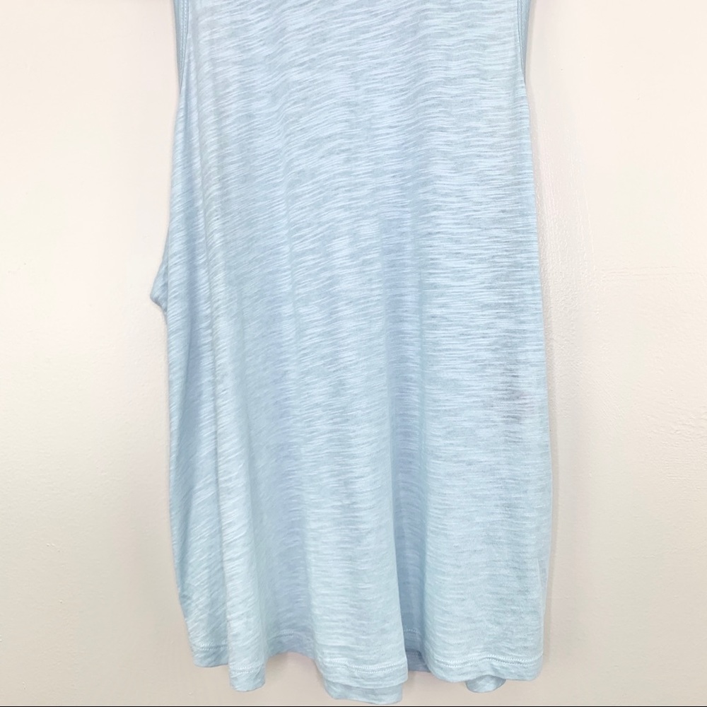 Abound Curved Hem Knit Tank Top Blue Size XL - Picture 7 of 12
